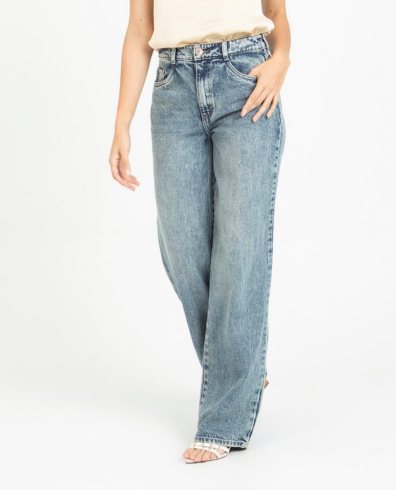 JEAN WIDE LEG PARA MUJER TONO DIRTY Adrissa