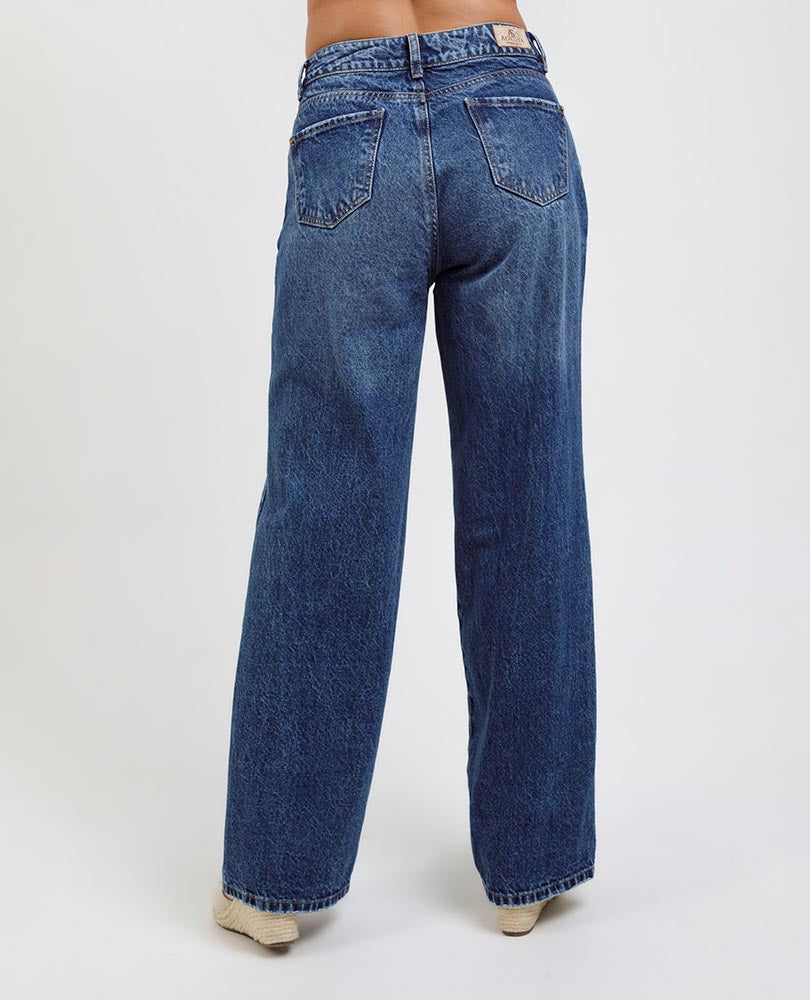 JEAN WIDE LEG PARA MUJER TONO Adrissa