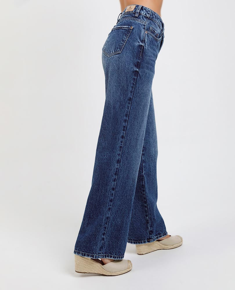 JEAN WIDE LEG PARA MUJER TONO Adrissa