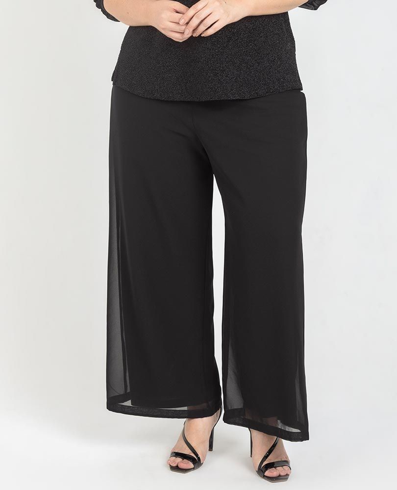 PANTALÓN ANTONIA TALLAS GRANDES NEGRO Adrissa