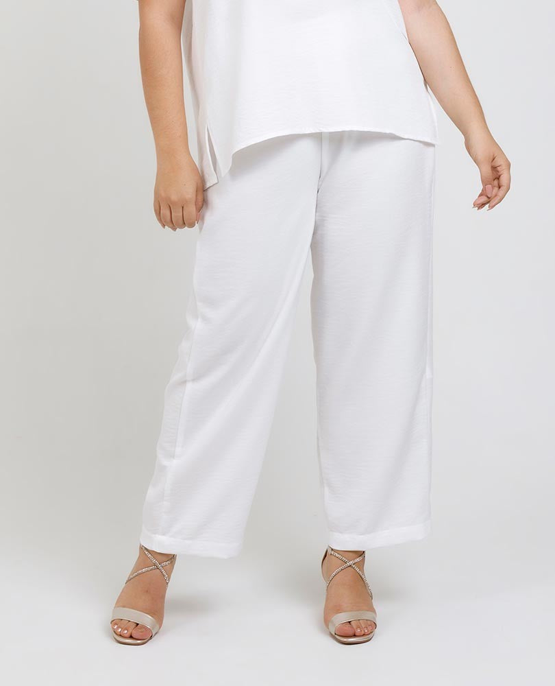 PANTALON BLANCO TALLAS GRANDES Adrissa
