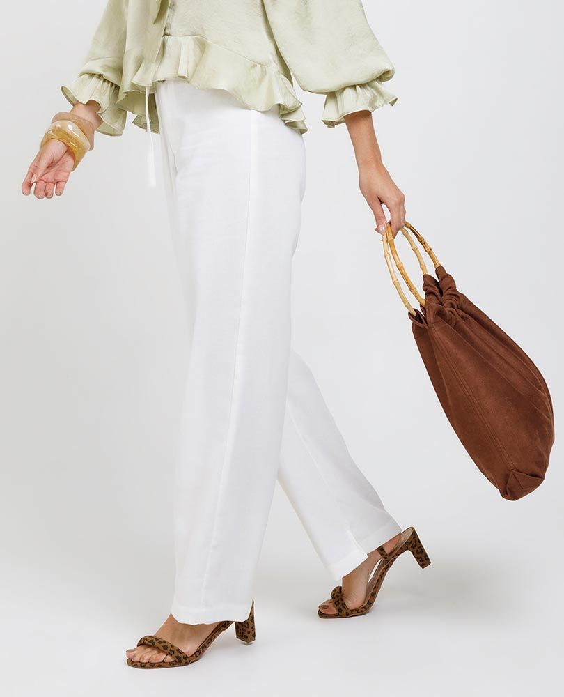 PANTALÓN CON CINTURÓN PARA MUJER Adrissa