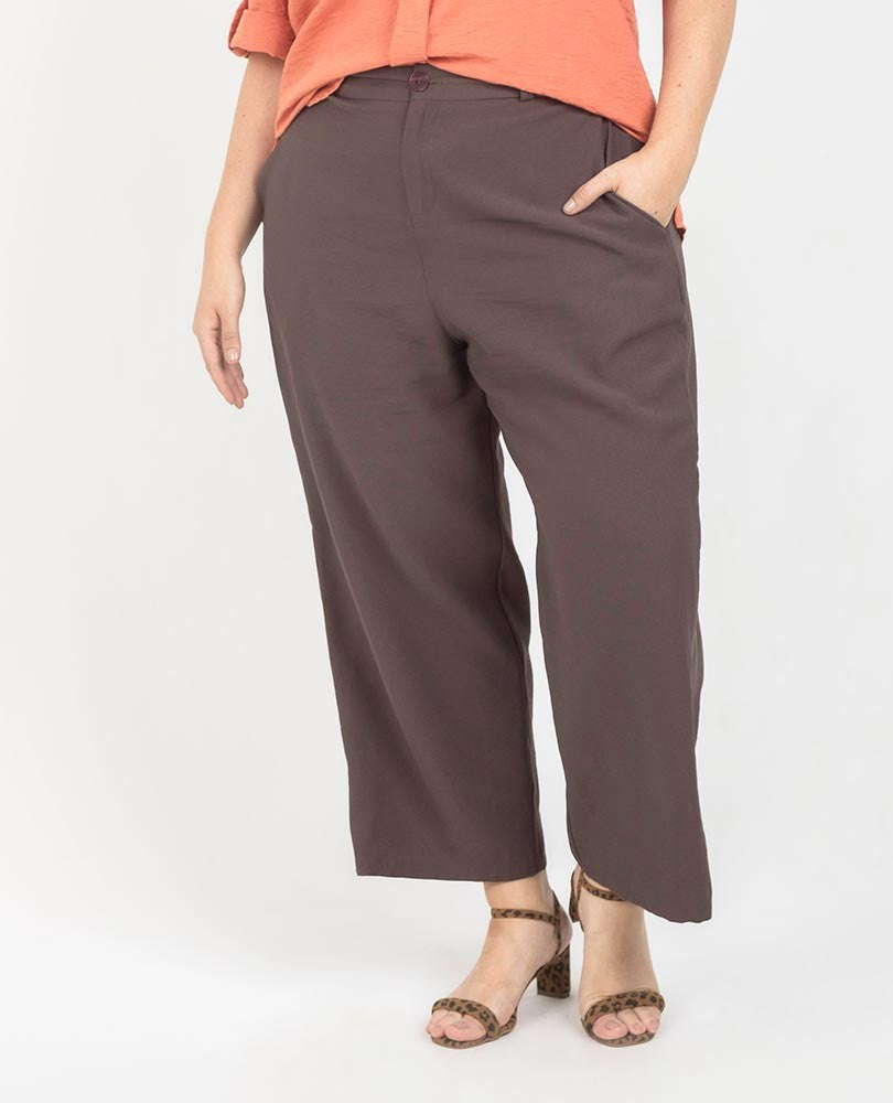 PANTALÓN CORTO TALLAS GRANDES CON ELÁSTICO Adrissa