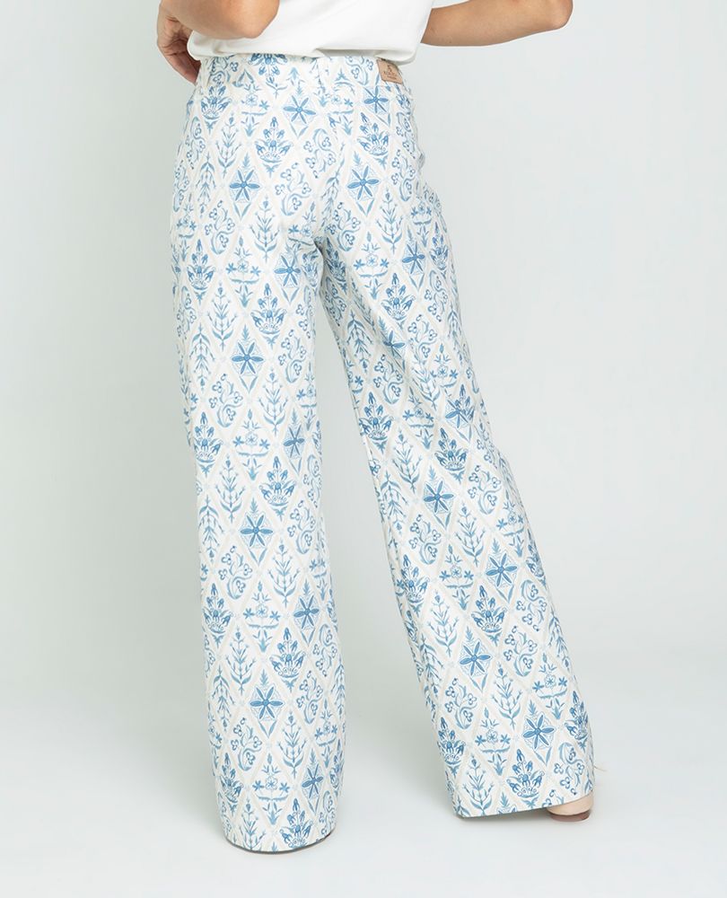 PANTALÓN PALAZZO PARA MUJER ESTAMPADO Adrissa