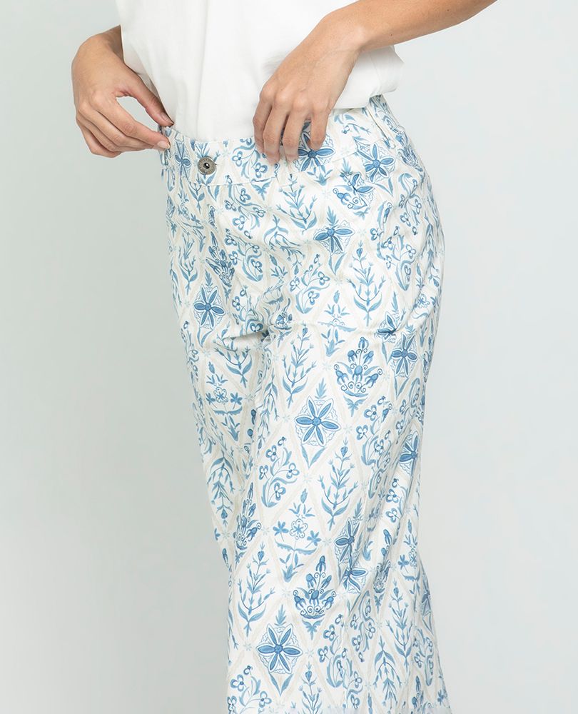 PANTALÓN PALAZZO PARA MUJER ESTAMPADO Adrissa