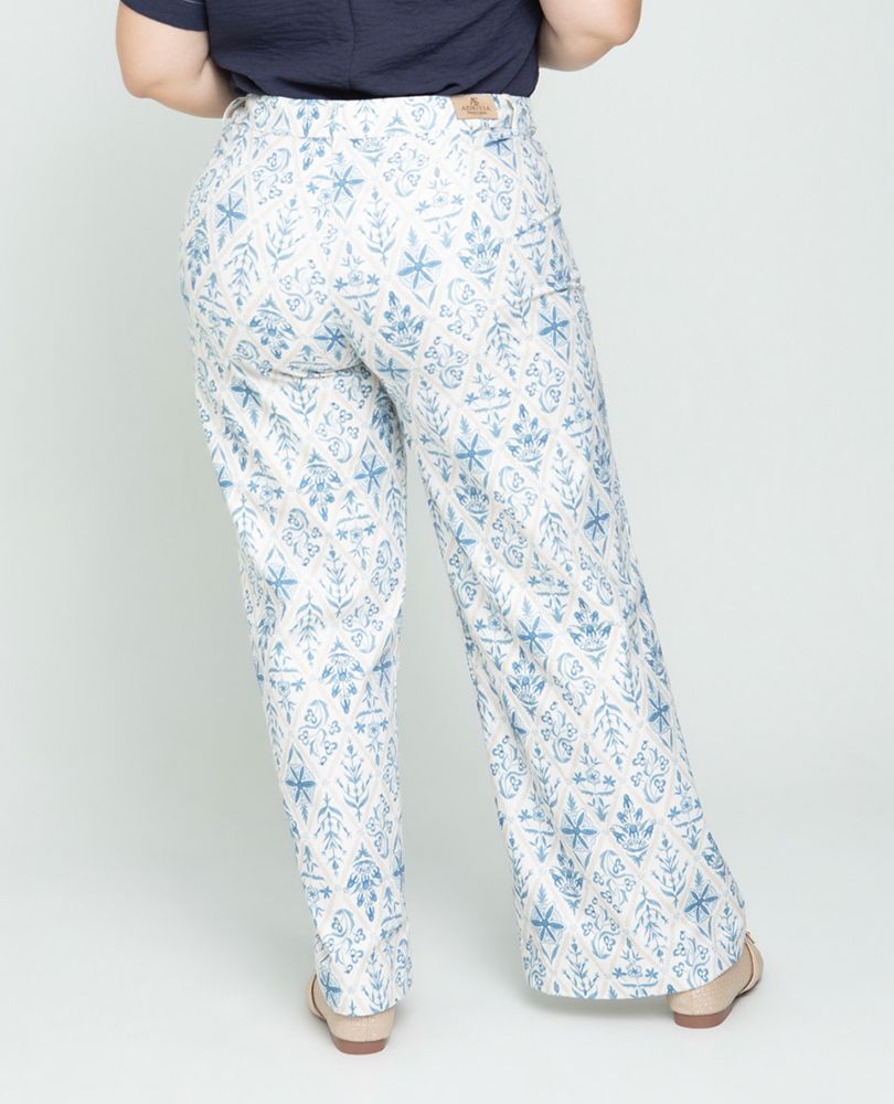 PANTALON PALAZZO TALLAS GRANDES ESTAMPADO Adrissa