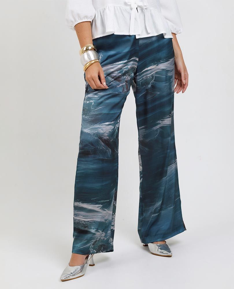 PANTALÓN RECTO PARA MUJER ESTAMPADO Adrissa