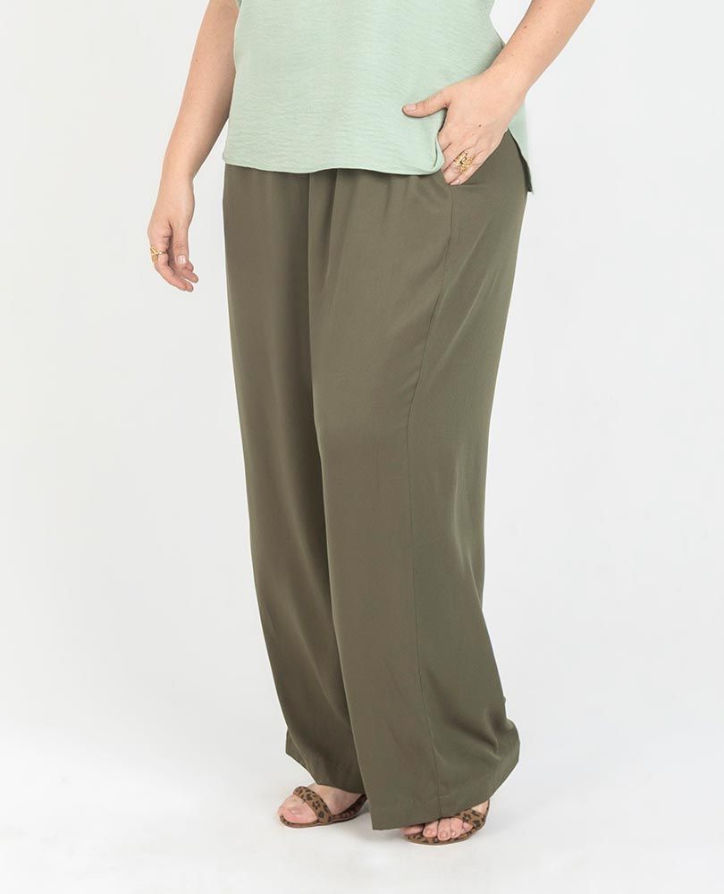 PANTALON WIDE LEG TALLAS GRANDES Adrissa