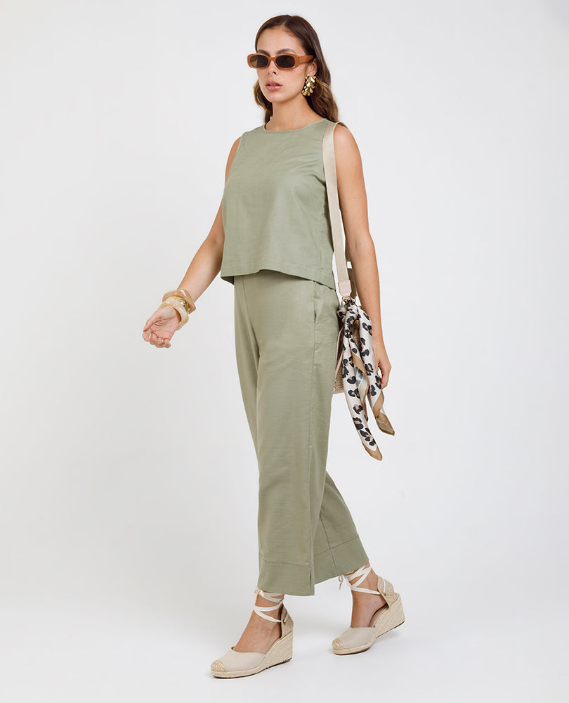 TOP MANGA SISA PARA MUJER CON PERILLA Adrissa