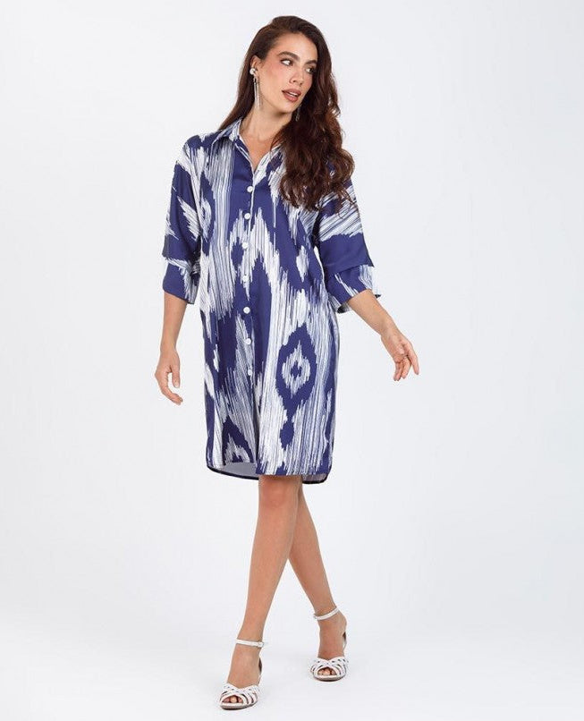 VESTIDO CAMISERO PARA MUJER ESTAMPADO Adrissa
