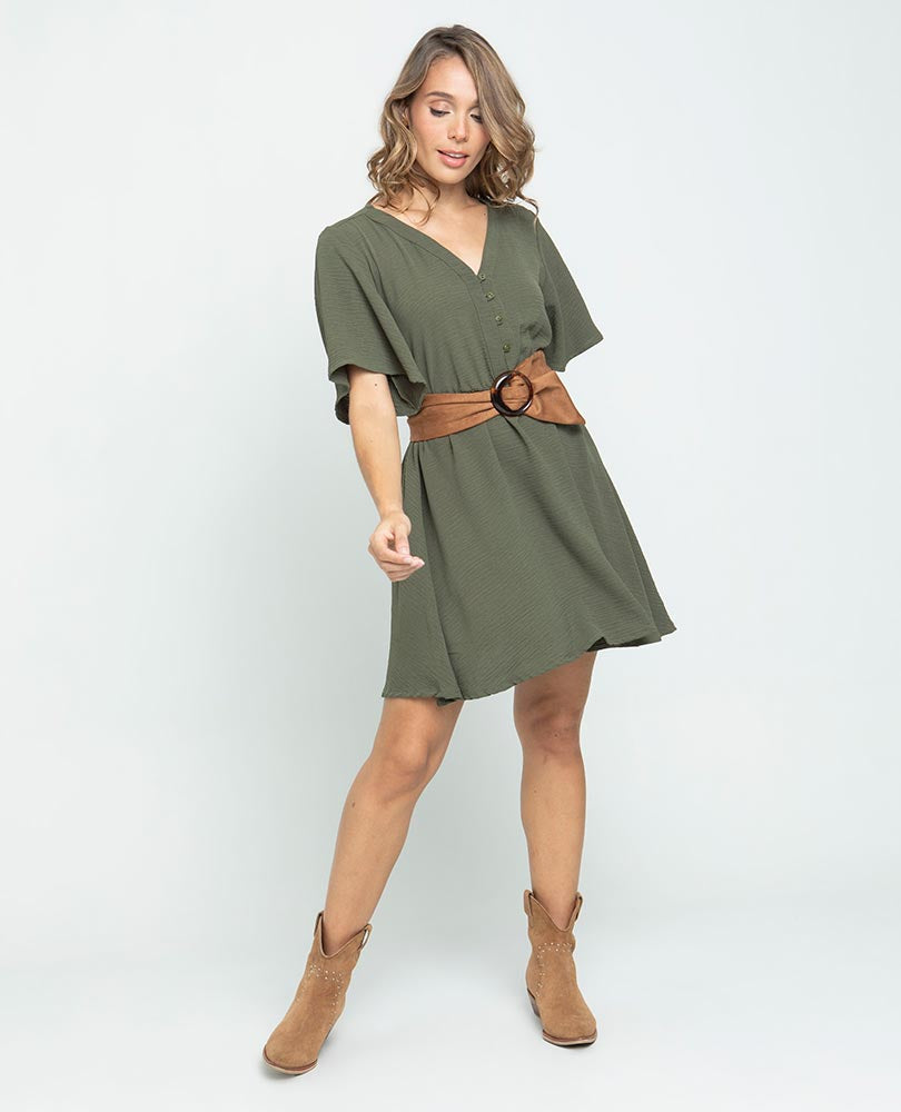 VESTIDO CORTO PARA MUJER ESCOTE Adrissa