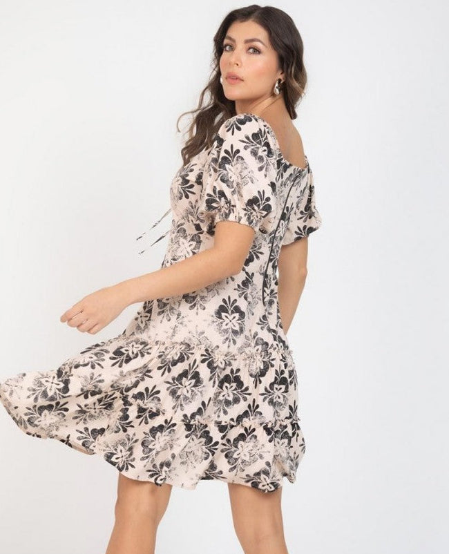VESTIDO CORTO PARA MUJER ESTAMPADO Adrissa