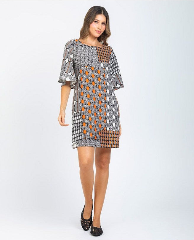 VESTIDO CORTO PARA MUJER ESTAMPADO Adrissa