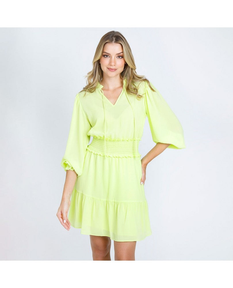 VESTIDO CORTO PARA MUJER MANGA LARGA Adrissa