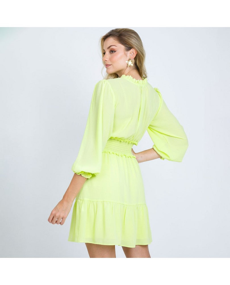 VESTIDO CORTO PARA MUJER MANGA LARGA Adrissa