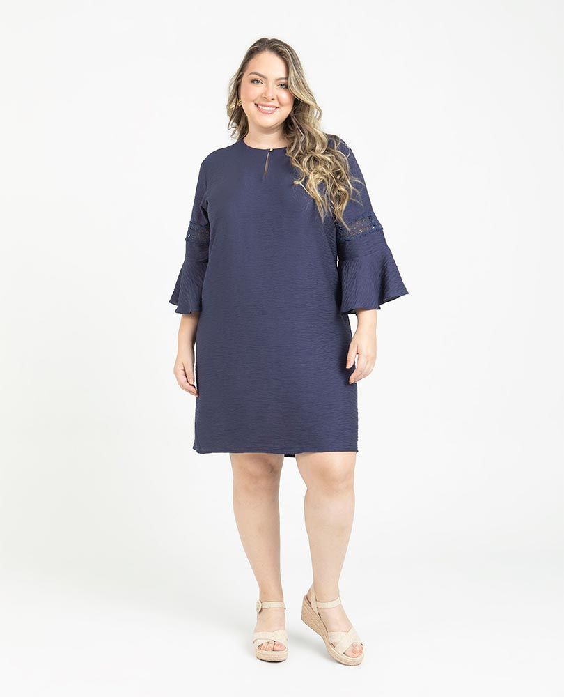 VESTIDO CORTO TALLAS GRANDES Adrissa