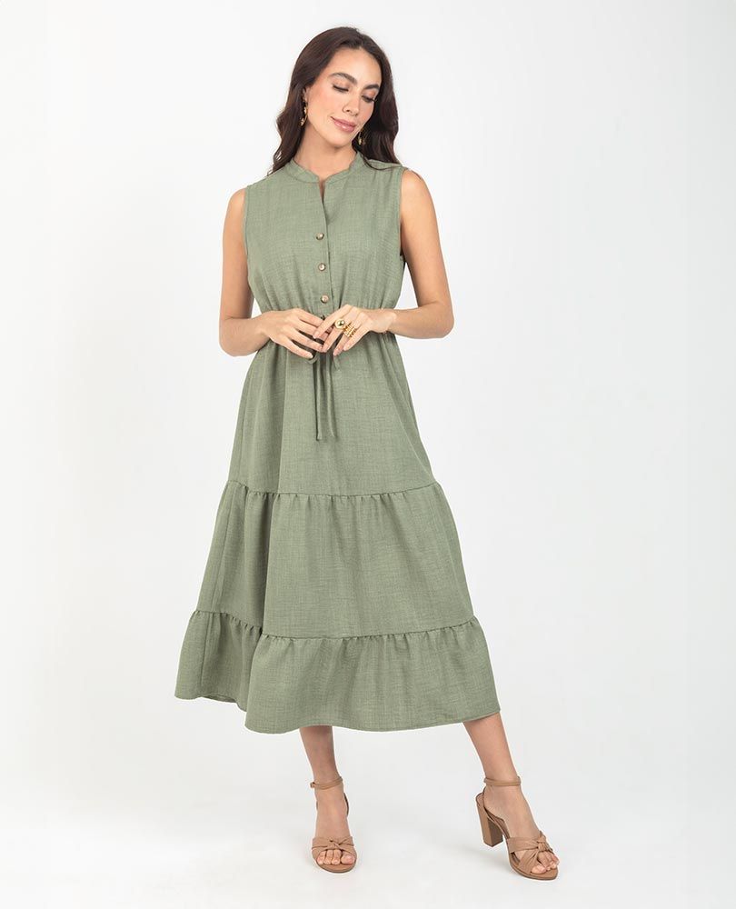 VESTIDO MIDI PARA MUJER EN FAROLES Adrissa