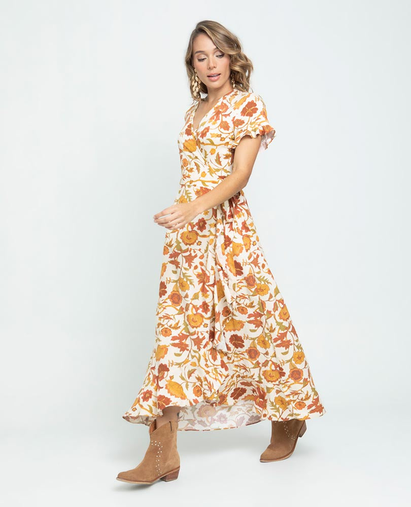 VESTIDO MIDI PARA MUJER ESTAMPADO Adrissa