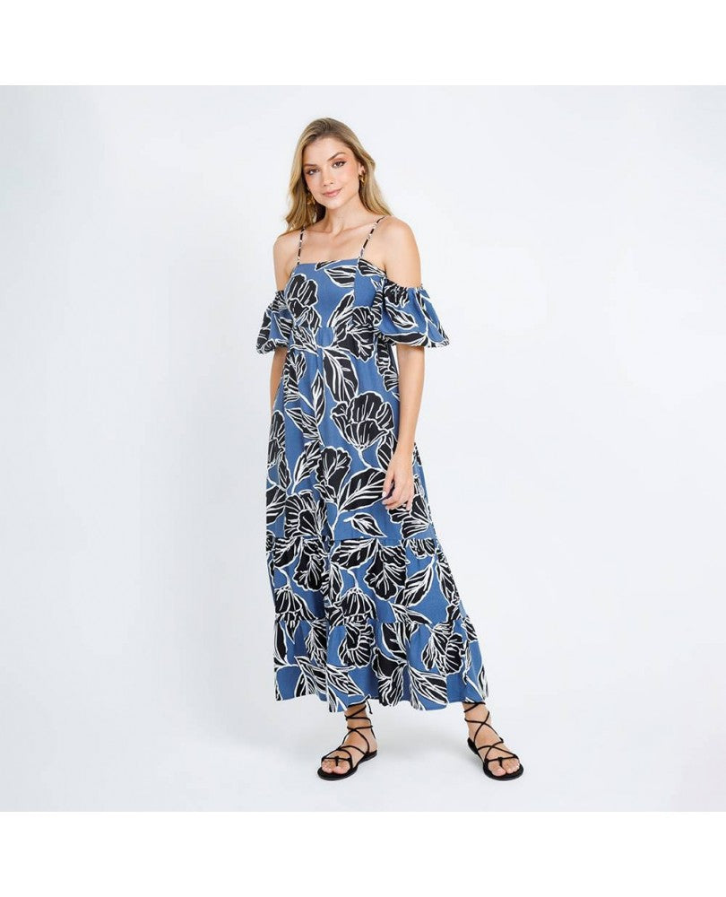 VESTIDO MIDI PARA MUJER ESTAMPADO Adrissa