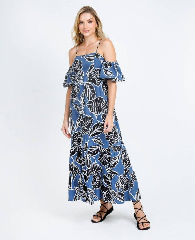 VESTIDO MIDI PARA MUJER ESTAMPADO Adrissa