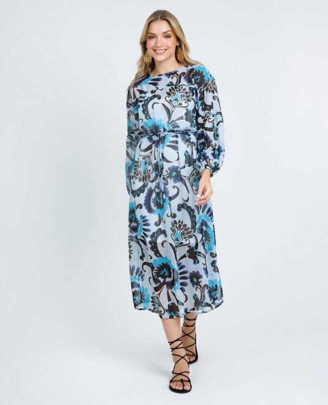 VESTIDO MIDI PARA MUJER ESTAMPADO Adrissa