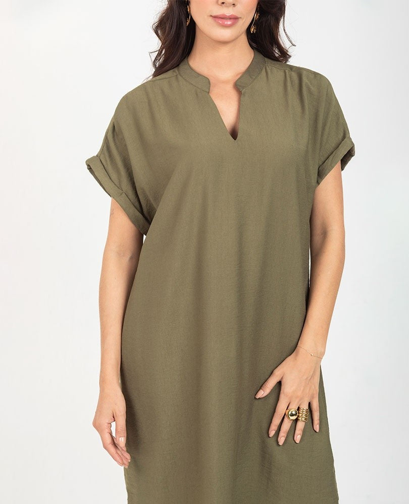 VESTIDO TALEGO PARA MUJER CUELLO NERU Adrissa